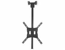 NEDIS stropní držák pro LCD a TV/ 26 - 42 / nosnost 20 kg/ náklon 25°/ úhel otáčení 90°/ nastavitelná výšká/ ocel/ černý