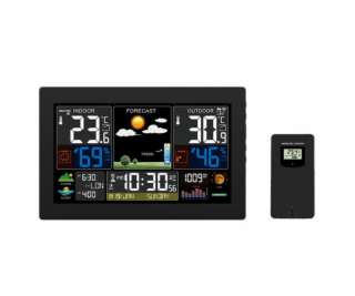 Solight meteostanice, XL barevný LCD, teplota, vlhkost, t...