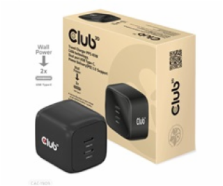 Club3D cestovná nabíjačka PPS 45W GAN technológia, Dual p...