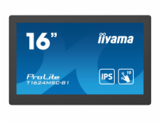16" iiyama T1624MSC-B1: FHD, HDMI, Media Player