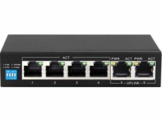 Switch KRIOS EX-SG1005P 5 portov gigabitové PoE (4X PoE) 802.3AF/AT 150W MAX 30W na port