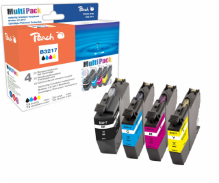 PEACH kompatibilný cartridge Brother LC-3217 MultiPack