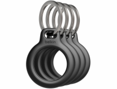 1x4 Belkin Key Ring for Apple AirTag, black MSC001btBK