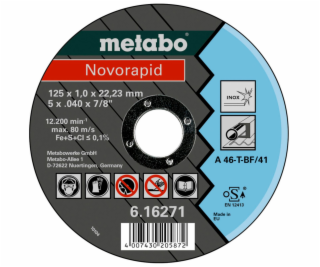 Metabo Novorapid 125x1,0x22,23 Inox