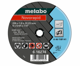 Metabo Novorapid 230x1,9x22,23 Inox