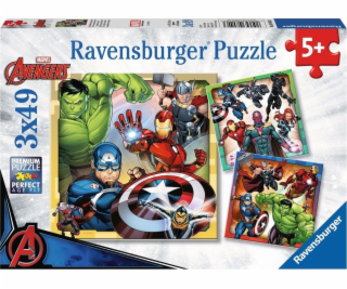 Ravensburger Puzzle 3x49 Elements - Avengers