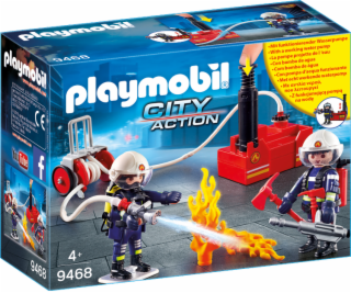 Hasiči s vodným čerpadlom Playmobil, Hasiči, 40 dielikov