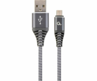 Gembird USB kábel USB 2.0 kábel (AM/microUSB M) 2m grafit...