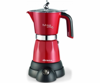 Elektrický kávovar Ariete Mokina na 4 šálky (1368/06 červ...
