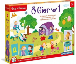 Clementoni Zestaw gier Edukacyjny zestaw 8w1