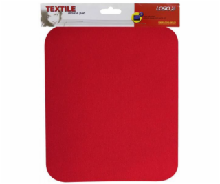 Podložka pod myš s logom, mäkká, červená (50110)