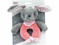 Zajíček chrastítko 15 cm