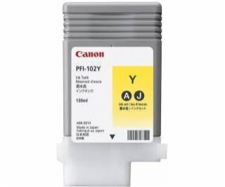 Žltý atrament Canon PFI-102Y