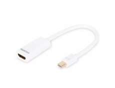 Digitus DisplayPort Mini - HDMI AV adaptér biely (DB-340404-001-W)