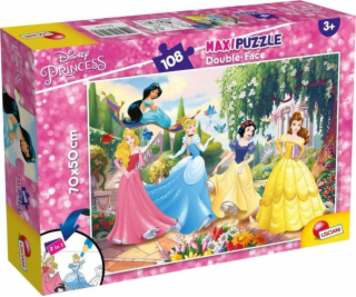Listy Obojstranné maxi puzzle 108 Disney princezien