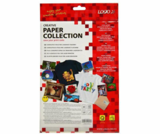 Samolepiace fólie s logom, priehľadná, A4, 125 g/m2, 10 l...