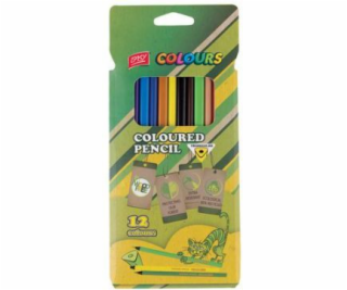 Spokey Kredki Ołówkowe Easy 12 Kolorów Trójkątne Plastiko...