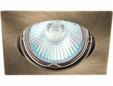 GREELUX Halogénové očko 12V MR16 GU5,3 50W patinovaná mosadz (GXPL033)