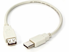 Kábel USB Logo USB-A - USB-A 0.3 m Szary