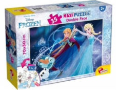 Lisciani Obojstranné puzzle maxi 35 dielikov Frozen