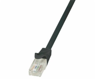 LogiLink Patchcord CAT 6 U/UTP EconLine, 0,5m, czarny (CP...