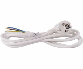 Flexo šnúra PVC 3× 1,0mm2, 2m, biela