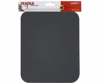 Mäkká podložka pod myš s logom, čierna (50150)