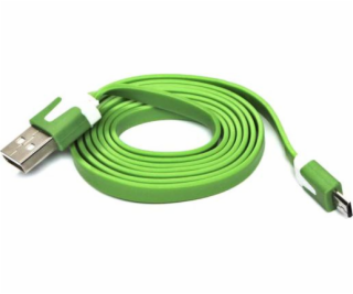 Kábel USB Neutralle USB-A - microUSB 1 m Zielony