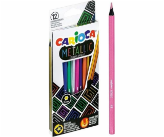 KARIOCA kovové ceruzky ceruzky 12 farieb Carioca