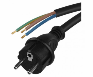 Kábel flexo guma 3x1mm, čierna, 5m bal. S03150