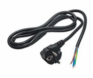 Akyga napájací kábel 1.5m/250V/PVC/čierna