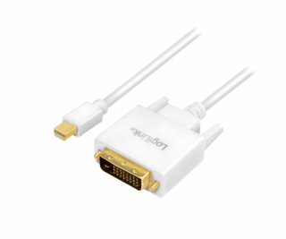 Kabel LogiLink DisplayPort Mini - DVI-D 1.8m biały (CV0137)