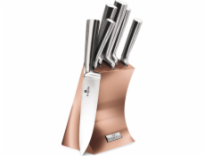 BerlingerHaus sada nožov v stojane BH-2451 Rosegold Metallic Line