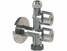 Rohový ventil Arco Combi Mac bez matice, ochrana proti vodnému kameňu 1/2"x3/8"x3/4" (COMB5MAC)