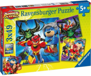 Puzzle 3x49 dielikov Power Players