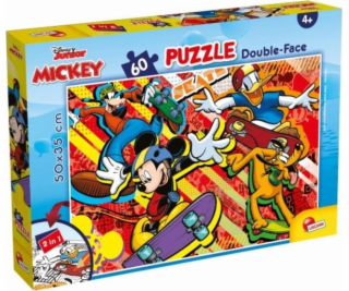 Lisciani Obojstranné puzzle 60 dielikov. Mickey Mouse s r...