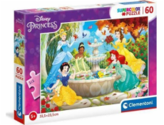Clementoni Clementoni Puzzle 60 dielikov Disney Princezná. Princezné pri fontáne 26064
