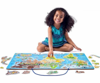 Puzzle Woody Svět v obrázcích, 2 v 1, Hraj si a uč se