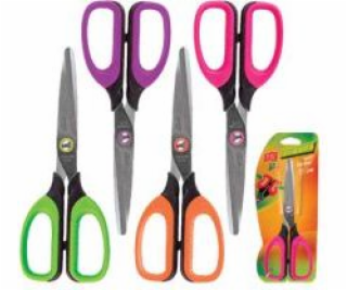 Easy Nożyczki 15 cm z miękką rączką pomarańczowe