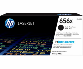 Originálna čierna tonerová kazeta HP 656X LaserJet (CF460X)