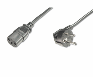 Digitus napájecí kabel 240V, délka 2,5m CEE7 pravoúhlý/IE...
