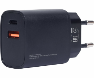 GEMBIRD TA-UQC3-03, Rýchlonabíjačka, 18W, USB C