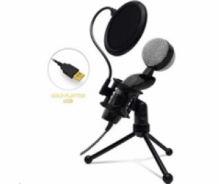 CONNECT IT YouMic Plus mikrofon USB s POP filtrem, pozlac...