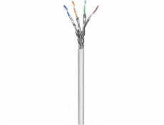 Inštalačný kábel Techly Techly, krútený pár Cat6a S/FTP, lankový, 100% meď, 100m šedý PIMF