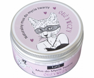 LaQ Natural Mousse na umývanie tváre Vyživujúca mačka 100 ml