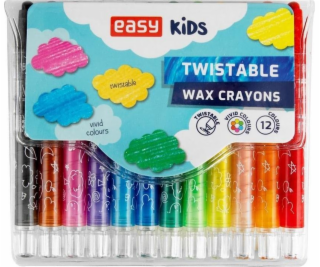 Voskovky EASY TWIST vysouvací 12ks