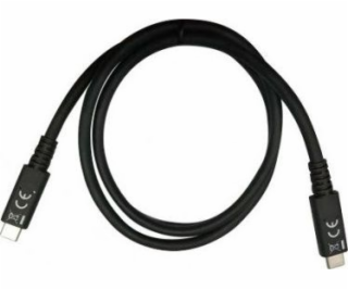 USB Techly USB-C – kábel USB-C 0,8 m čierny (ICOC MUSB40-...
