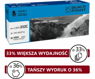Toner Black Point LCBPOC332C azúrový (46508711)