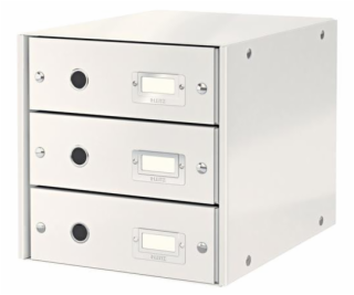 Zásuvkový box Leitz Click&Store, 3 zásuvky, bílá