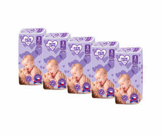 MEGAPACK Dětské jednorázové pleny New Love Premium comfor...